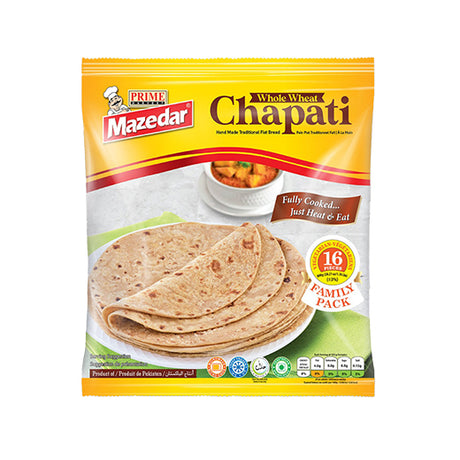 Mazedar Chapati 16Pcs (12x16X50GR) - Aytac Foods Wholesale