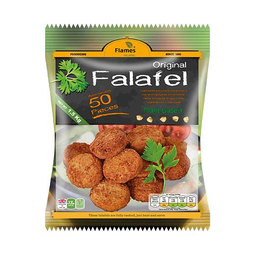 Flames Falafel Original 50Pcs(30Gr Each) (2x1.5KG)