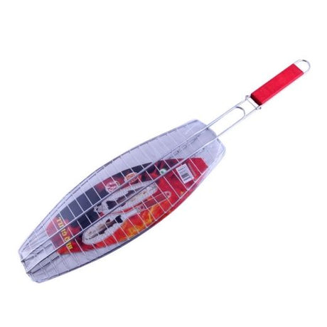 Bbq Grill 42Cm X 15Cm [Fish Grill] (1PSC) x 1 - Aytac Foods Wholesale