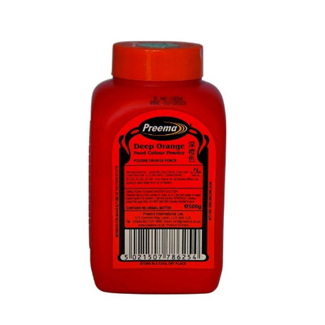 Preema Deep Orange Food Colouring Powder (20x500g)