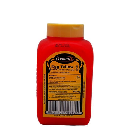 Preema Egg Yellow Food Colouring Powder (20x500g)