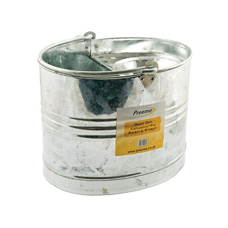 Preema H. Duty Galvanised Mop Bucket & Wringer product image