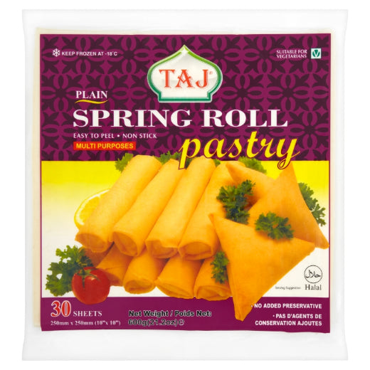 Taj Spring Roll Pastry 10Inc (30x600GR)