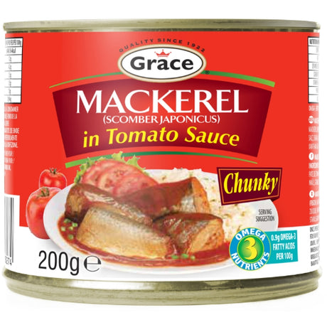 Grace Mackerel In Tomato (12x200G)