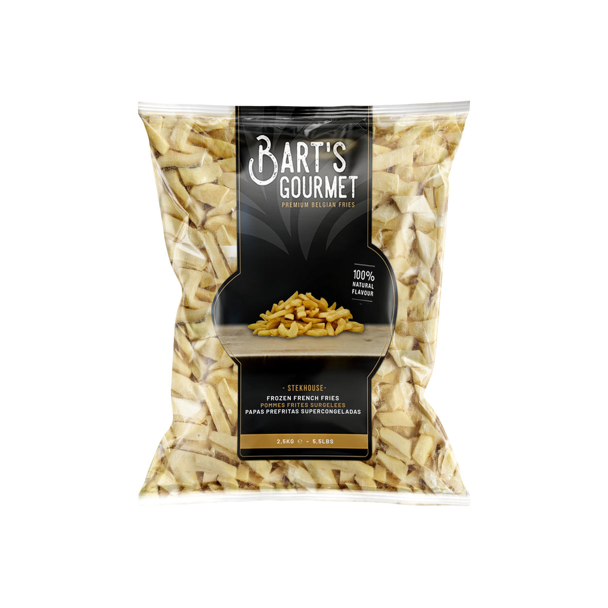 BARTS GOURMET STEAKHOUSE FRIES 4X2.5KG