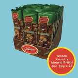 GGM Golden Crunchy Almond Brittles (24X80GR)