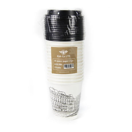 Romana White Cups S Range Single Wall (20x25CUPS) - Aytac Foods Wholesale