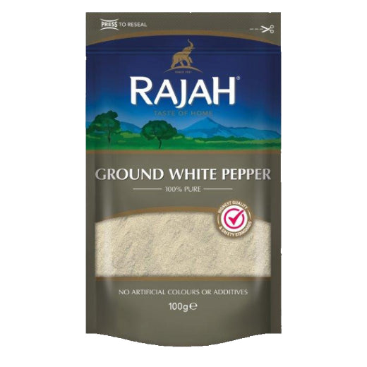 Rajah Ground White Pepper (10x100G)