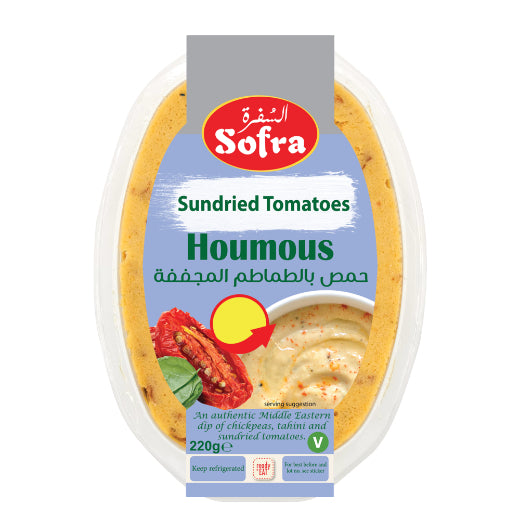 Sofra Houmous With Sundried Tomato (6x240G) - Aytac Foods Wholesale