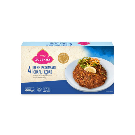 Zlk Beef Chapli Kebab 10Pcs (6X600g) - Aytac Foods Wholesale