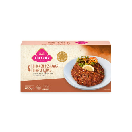 Zlk Chicken Chapli Kebab 4Pcs (6X600g) - Aytac Foods Wholesale
