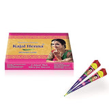 Kajal Organic Henna Mehandi Cones 12pcs x 60 - Aytac Foods Wholesale