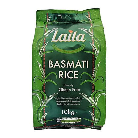 Laila Basmati Rice 10Kg (10KG) x 1 - Aytac Foods Wholesale