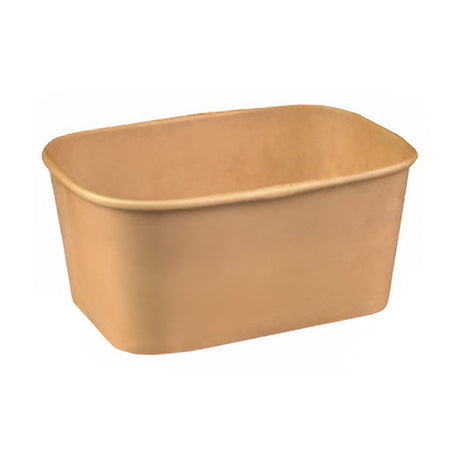 Ctr Shwn Rectangular Kraft Salad Box 1000ml (200 pcs) product image