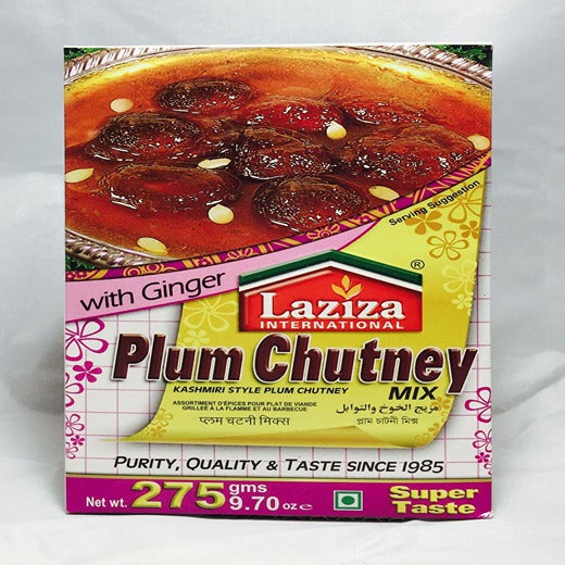 Laziza Plum Chutney (12x275gx6) - Aytac Foods Wholesale