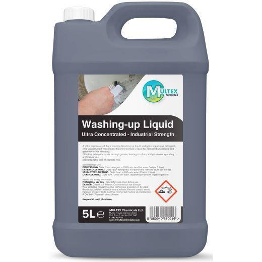 Multex Super Concentrated Washing Up Liquid (4X5Ltr)