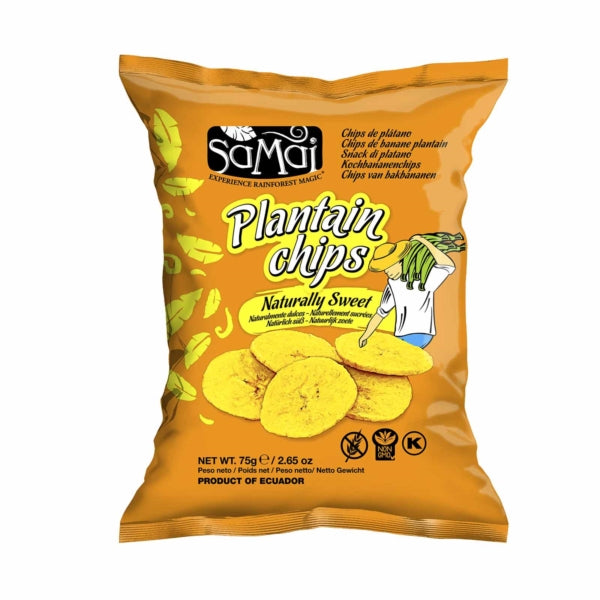 Samai Plantain Chips Sweet (6x75G)