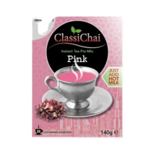 Mkt Classi Chai Pink Unsweetened – 140g x 5pcs, 10 Packs - Aytac Foods Wholesale