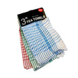 Gaf Mono Check Tea Towels (6x10x3 PCS)