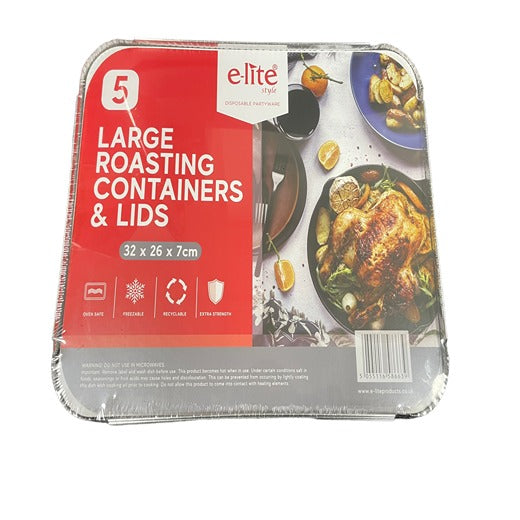 Gaf Elite Large Roasting Dish With Lids (10x5 PCS32X26X7CM)