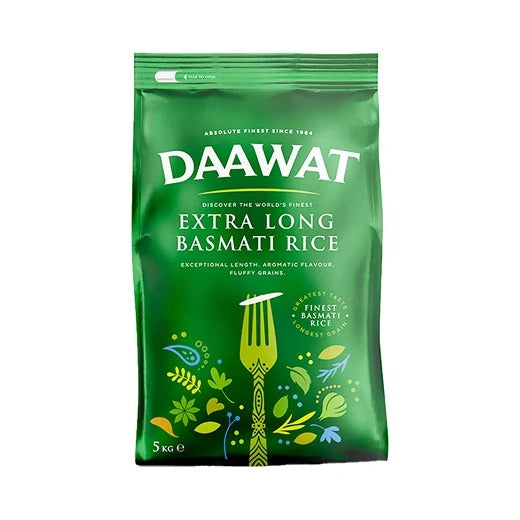 Daawat Extra Long Basmati Rice (%10 Free) (5KG)