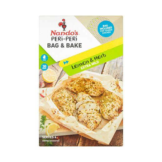 Rh Nandos Bag & Bake Lemon & Herb (12x20GR) - Aytac Foods Wholesale