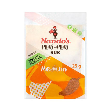 Rh Nandos Medium Peri-Peri Rub (12x25GR) - Aytac Foods Wholesale