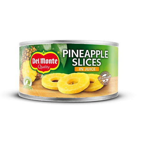 Del Monte Pineapple Slices In Juice (12x220GR) - Aytac Foods Wholesale