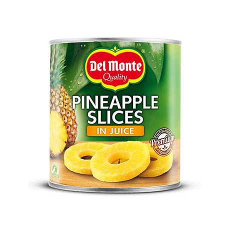 Del Monte Pineapple Slices In Juice (6x820GR) - Aytac Foods Wholesale
