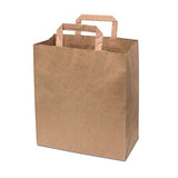 HRD Brown Paper Bags with Internal Handle Large 1x250pcs
