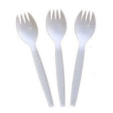 Ctr Hrd Carizma White Pp (150Mm - 5.9Inc) Spork (100 pcs) product image