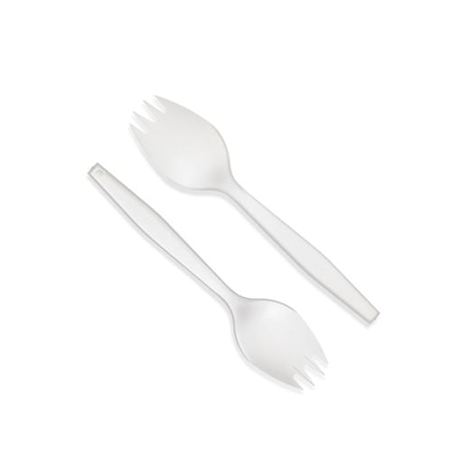 Carizma Resuable Clear Fork (180Mm/7.0") 100PCS (Pack of 10)