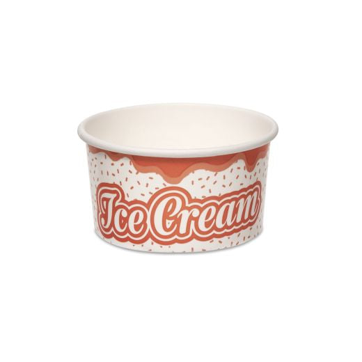 HRD Paper Ice Cream Tub (240ml/8oz) (10x50pcs)