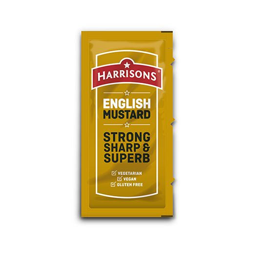 Harrison English Mustard 200Pcsx5Gr - Aytac Foods Wholesale