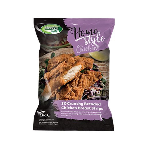 Meadow Vale Homestyle Breaded Chicken Strips (35G) 1Kg