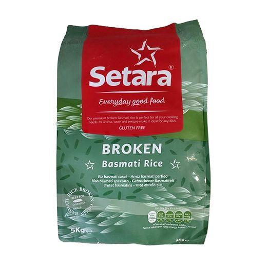 Setara Broken Basmati Rice (1x5KG) - Aytac Foods Wholesale
