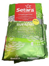 Setara Supreme Long Grain Basmati Rice PM £32.99 (1x20kg)