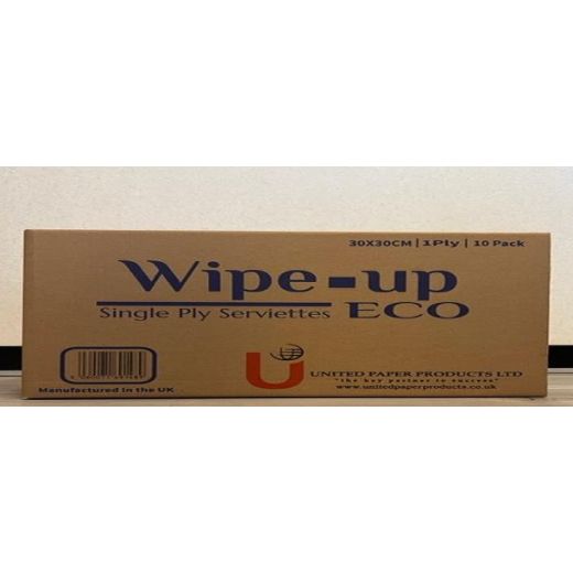 Ctr Up Wipe Up Eco 30X30 1Ply Serviettes (300 pcs) product image