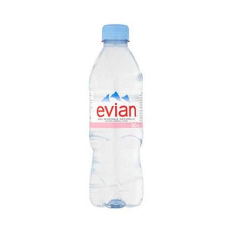 Evian Natural Mineral Water 500ml x 24 (PET Bottle) - Aytac Foods Wholesale