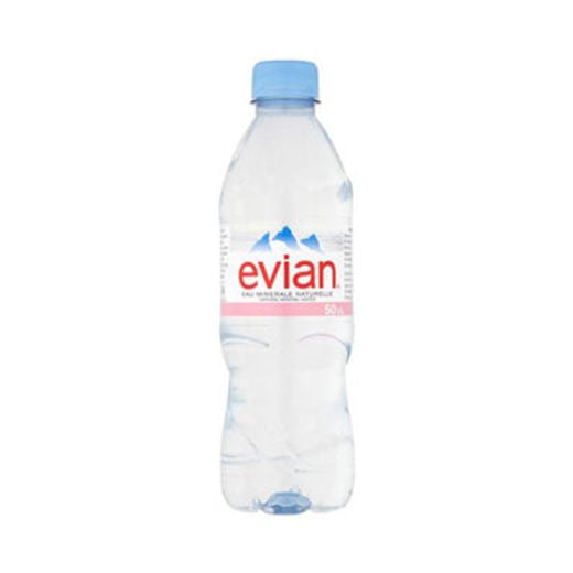 Evian Natural Mineral Water 500ml x 24 (PET Bottle) - Aytac Foods Wholesale
