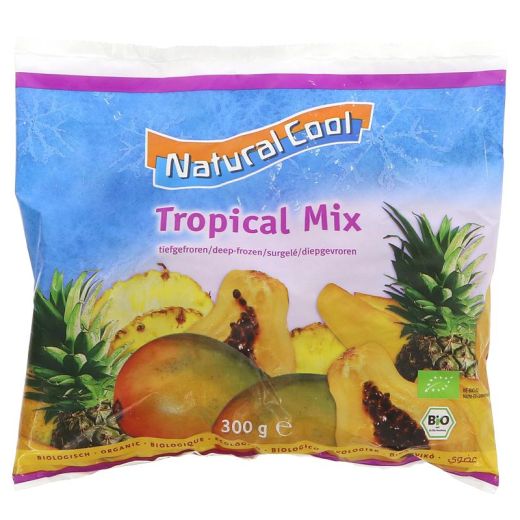 Natural Cool Organic Tropical Mix – Mango, Papaya & Pineapple – 10x300g