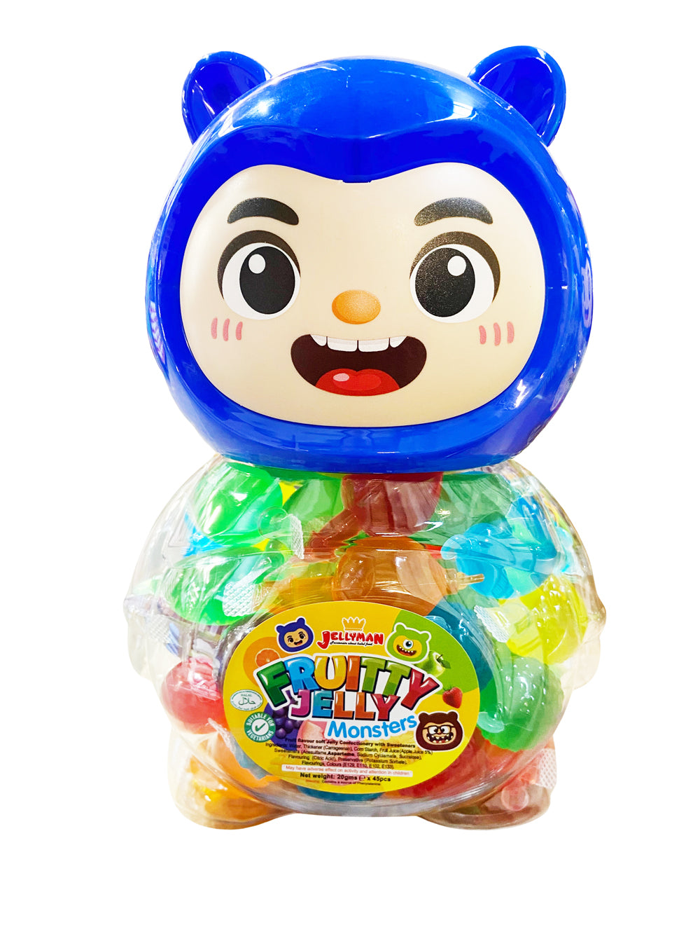 Fruitty Jelly Monsters Jar 20GR x45PCS
