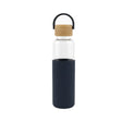 Csm Glass Drinks Bottle With Wooden Lid & Handle 550ml - Various Colours product image