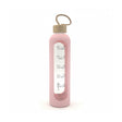 Csm Glass Drinks Bottle With Wooden Lid 1000ml - Pink product image