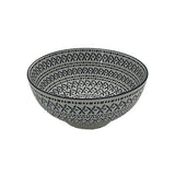 Csm Round Salad Bowl 8Inc - Bohemian Design Blue & White (1 pcs) product image