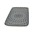 Csm Rectangular Side Plate 9Inc - Bohemian Design Blue & White (1 pcs) product image