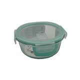 Csm Food Storage Container Glass Clip Lock Round Crisper 635ml (1 pcs) product image