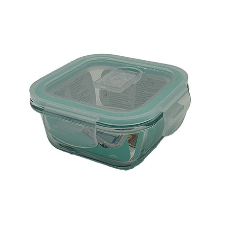 Csm Food Storage Container Glass Clip Lock Square Crisper 310ml (1 pcs) product image