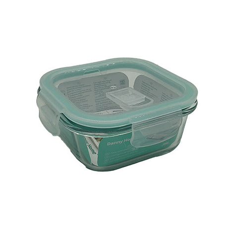 Csm Food Storage Container Glass Clip Lock Square Crisper 500ml (1 pcs) product image