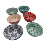 Csm Bohemian Style Round Pasta Bowl 6Inc Mixed Set Of 6 - Various Colours (6 pcs) product image